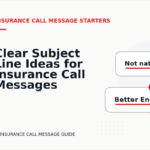 Clear Subject Line Ideas for Insurance Call Messages