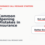 Common Opening Mistakes in Insurance Call Messages