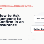 How to Ask Someone to Confirm in an Insurance Call Message