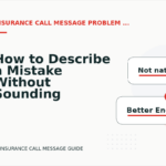 How to Describe a Mistake Without Sounding Rude in Insurance Call Message English