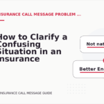 How to Clarify a Confusing Situation in an Insurance Call Message