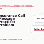 Insurance Call Message Practice: Problem and Solution Replies