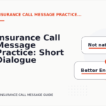 Insurance Call Message Practice: Short Dialogue Examples