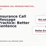 Insurance Call Message Practice: Better Sentence Choices