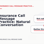 Insurance Call Message Practice: Natural Conversation Lines