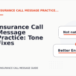 Insurance Call Message Practice: Tone Fixes for Real Situations