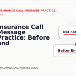 Insurance Call Message Practice: Before and After Corrections