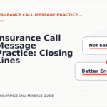 Insurance Call Message Practice: Closing Lines and Follow-Ups
